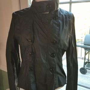 Vtg Yoki lightweight dbl breasted jacket